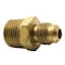Thrifco Plumbing No. 48F 5/16 Inch Flare x 3/8 Inch MIP Brass Adapter 4401317 - alternate 2